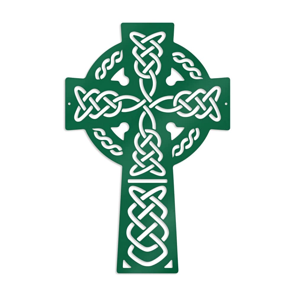 Celtic Knot Cross - Metal Decor Sign