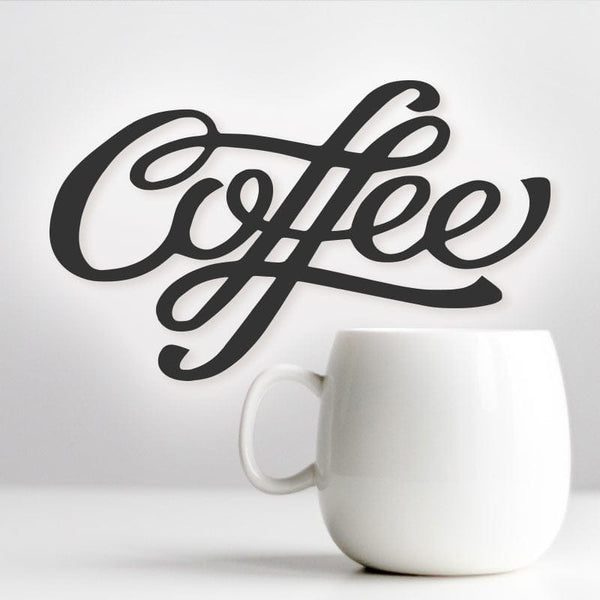 Skilwerx 'Coffee Welcome' Metal Art Sign – 9x9 Inches – Polished Steel – USA Made