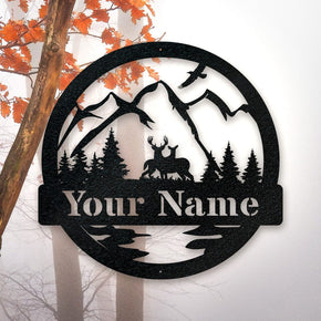 Monogram Metal Shop Great Outdoor Deer Monogram NEW *with LIVE PREVIEW*