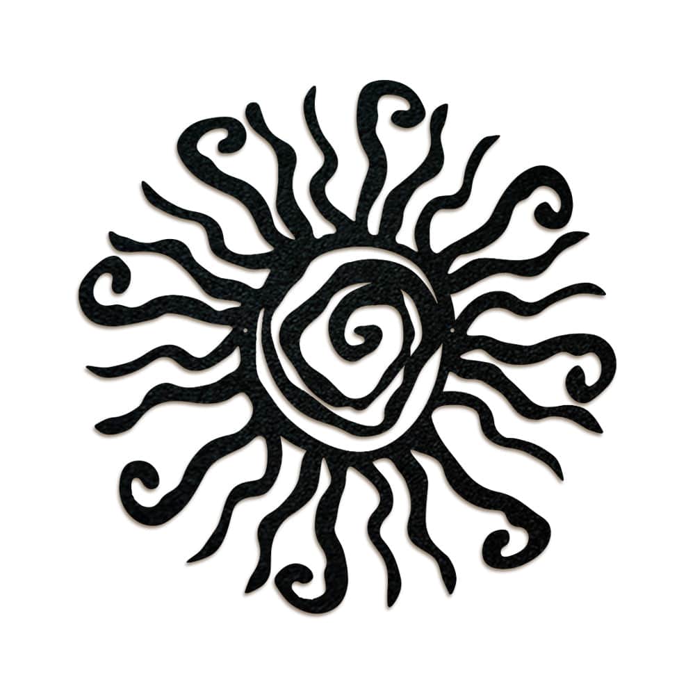 Wacky Spiral Sun Decor