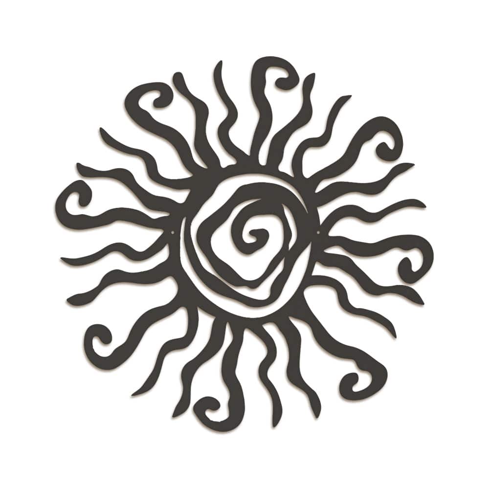 Wacky Spiral Sun Decor