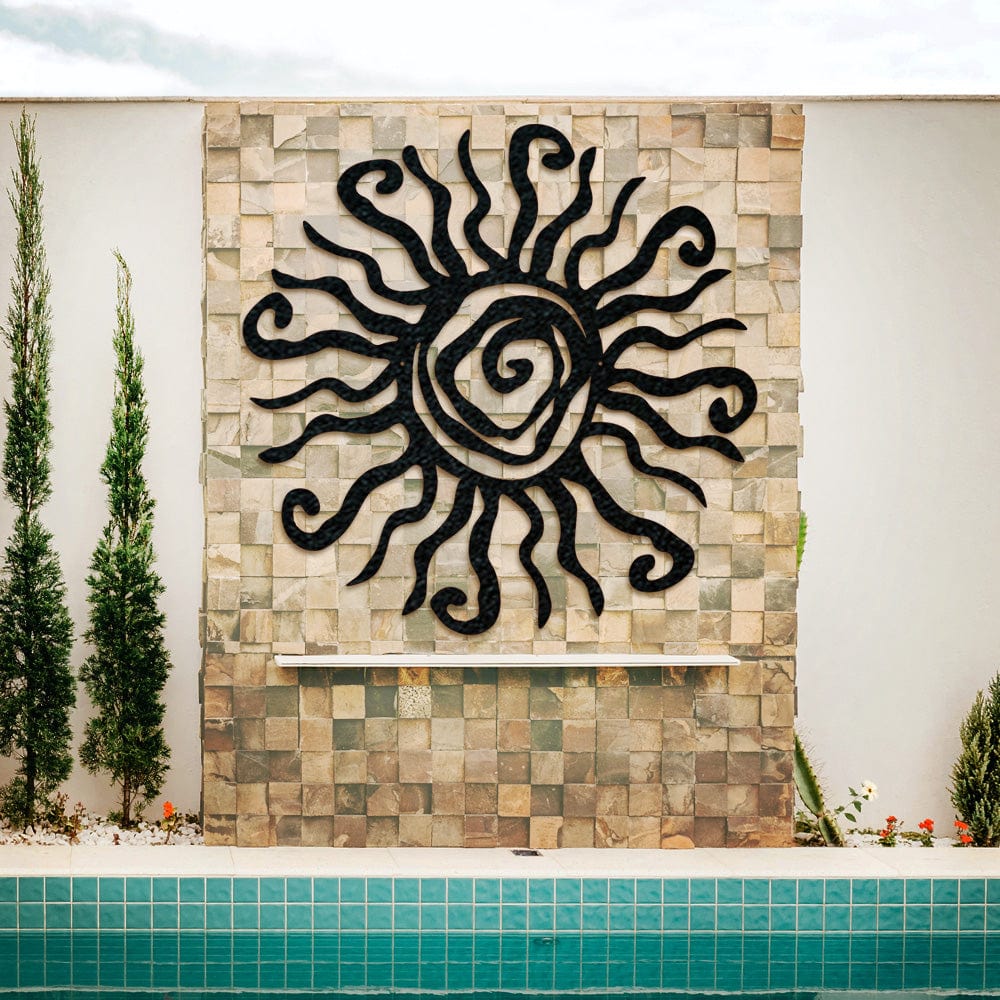 Wacky Spiral Sun Decor