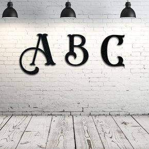 monogram metal gift Alphabet- Single Initial Letter Eastwood Style Metal Sign