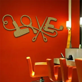 monogram metal gift Salon "Love" Beauty Bar Metal Sign