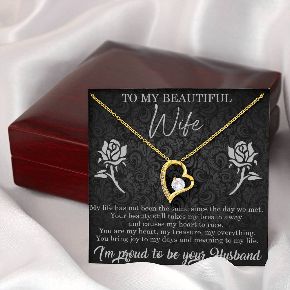 ShineOn Fulfillment Jewelry Forever Love Necklace Design Personalized for Wife