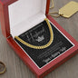 ShineOn Fulfillment Jewelry 14K Yellow Gold Finish / Luxury Box Cuban Necklace for Husband