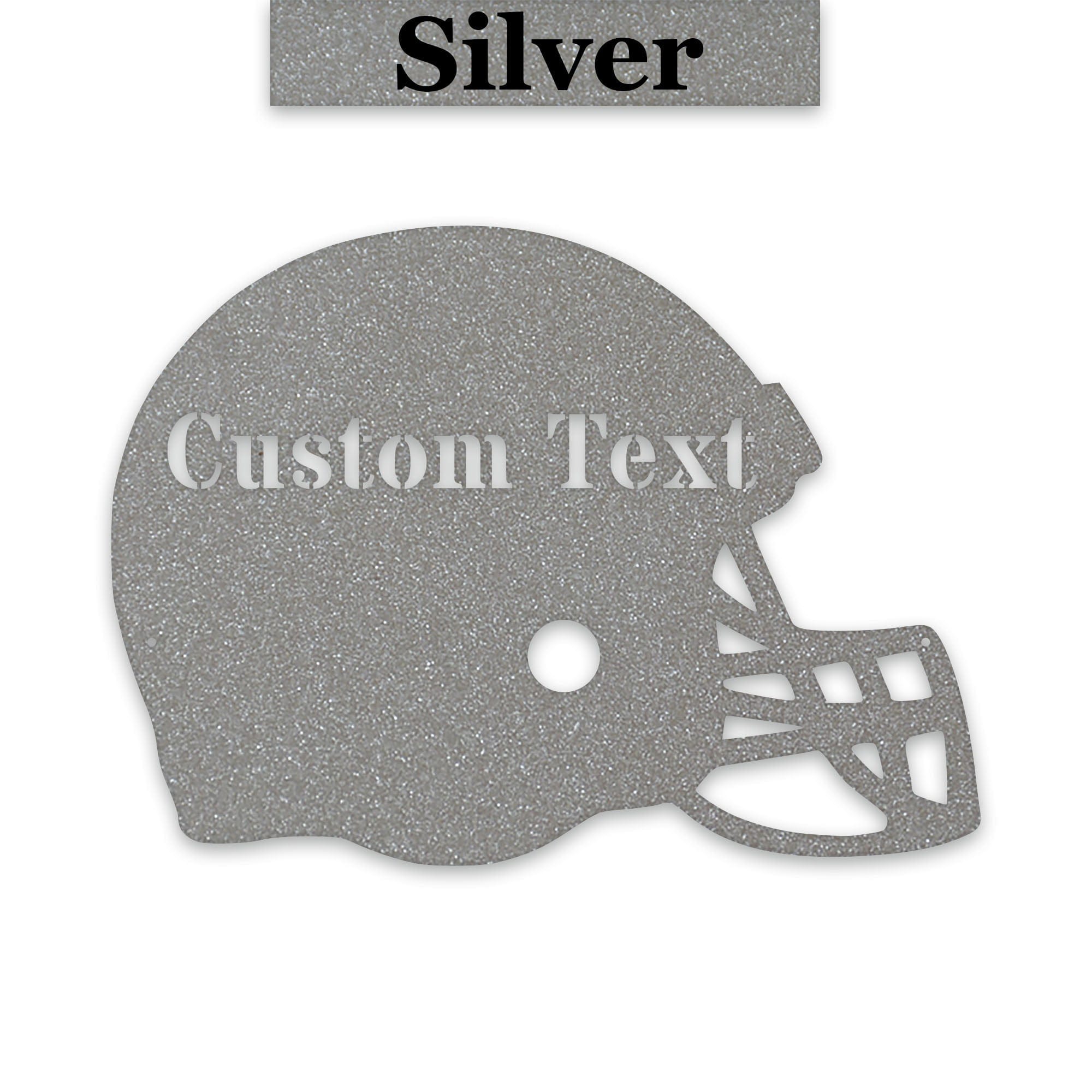 custom football helmet wall art Football Helmet Personalized Metal Sign - Custom Football Decor
