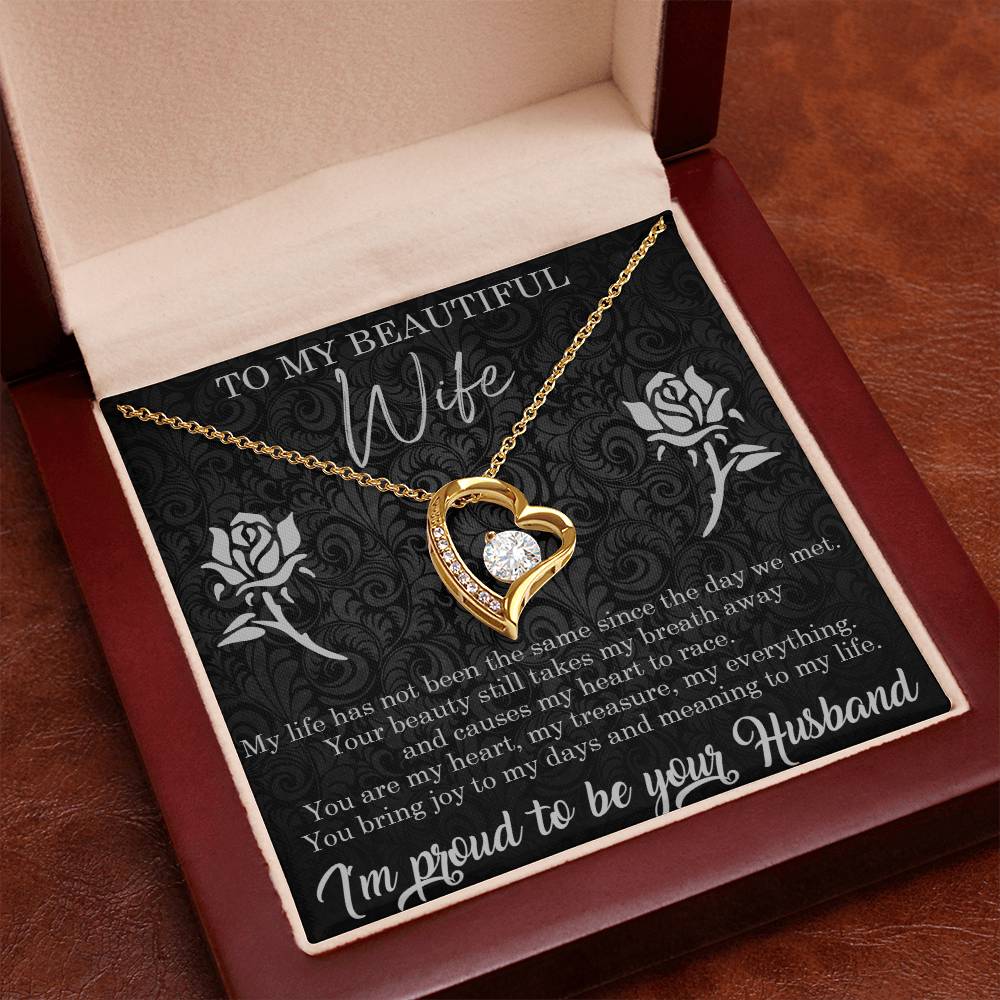 ShineOn Fulfillment Jewelry Forever Love Necklace Design Personalized for Wife