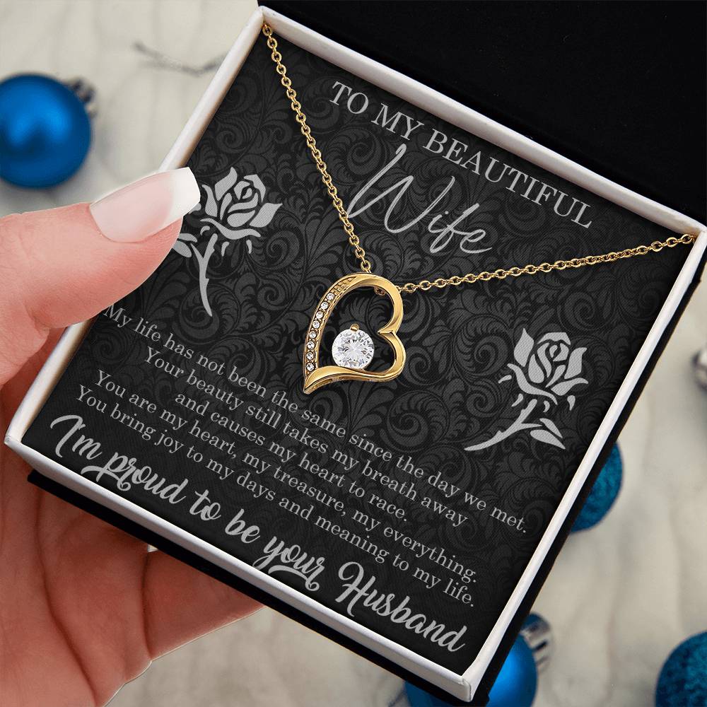 ShineOn Fulfillment Jewelry Forever Love Necklace Design Personalized for Wife