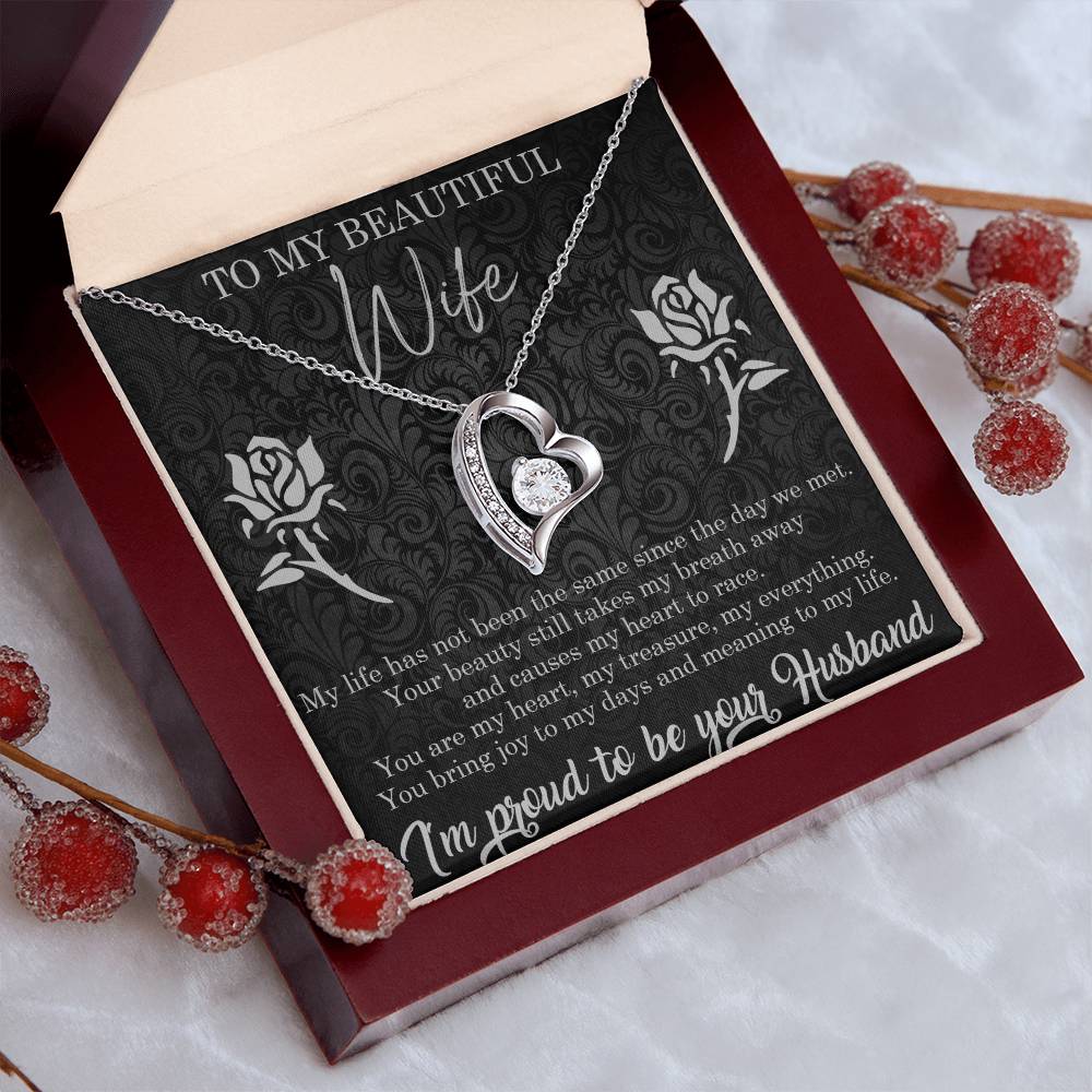 ShineOn Fulfillment Jewelry Forever Love Necklace Design Personalized for Wife