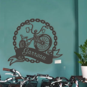 monogram metal gift Nostalgic Old School Banana Bike Personalized Metal Sign