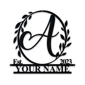 Custom Letter Monogram Metal Signs | Monogram Metal Shop - monogram ...