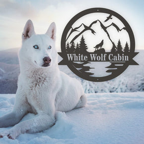 Great Outdoor Howling Wolf Monogram *with LIVE PREVIEW*