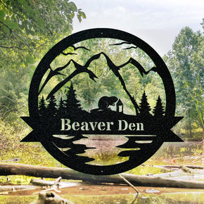 Great Outdoor Beaver Monogram