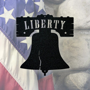 monogram metal gift Liberty Bell Monogram - Metal Sign