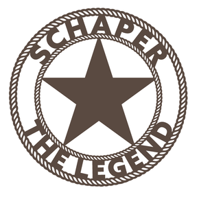 monogram metal gift Texas Star Monogram in honor of "SCHAPER THE LEGEND"