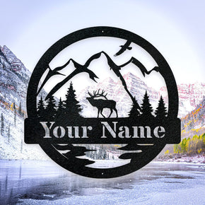 Great Outdoor Elk Monogram *NEW with Live Preview*