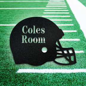 Personalized Metal Football Sign