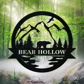 Great Outdoor Bear Monogram  *with LIVE PREVIEW*