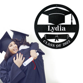 monogram metal gift Graduation Monogram Metal Sign