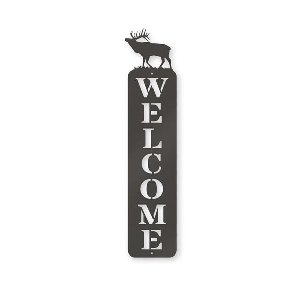 Great Outdoor Vertical Welcome Sign - monogram metal shop