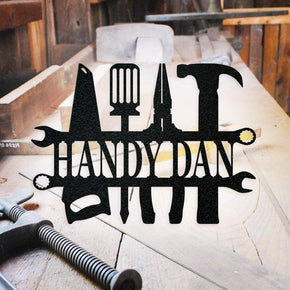 monogram metal gift Handyman Monogram