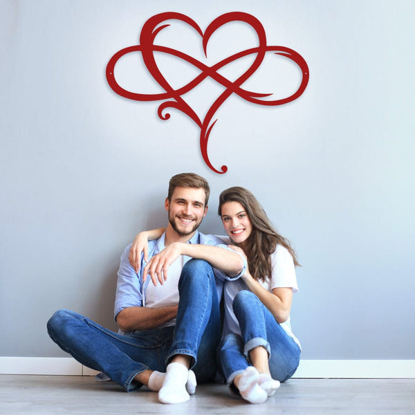 infinity-heart-metal-sign-