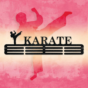 Karate Boy Sport Awards Medal Hanger