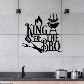 monogram metal gift King of the BBQ