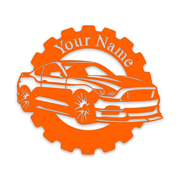 NEW! Mustang Classic Car - Metal Car Collection Sign - monogram metal shop